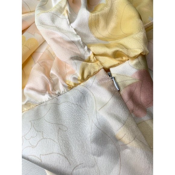 Zizi Women’s Long Dress Cream Blush Peach Color Size 8 Tea Party Wedding - Picture 9 of 12